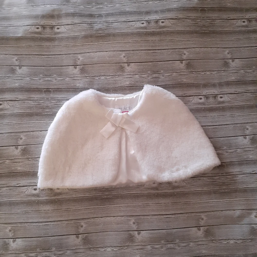🎉3xHP/Live🎉🔥3/$70 The Children's Place Dress & Faux Fur Bolero Shrug